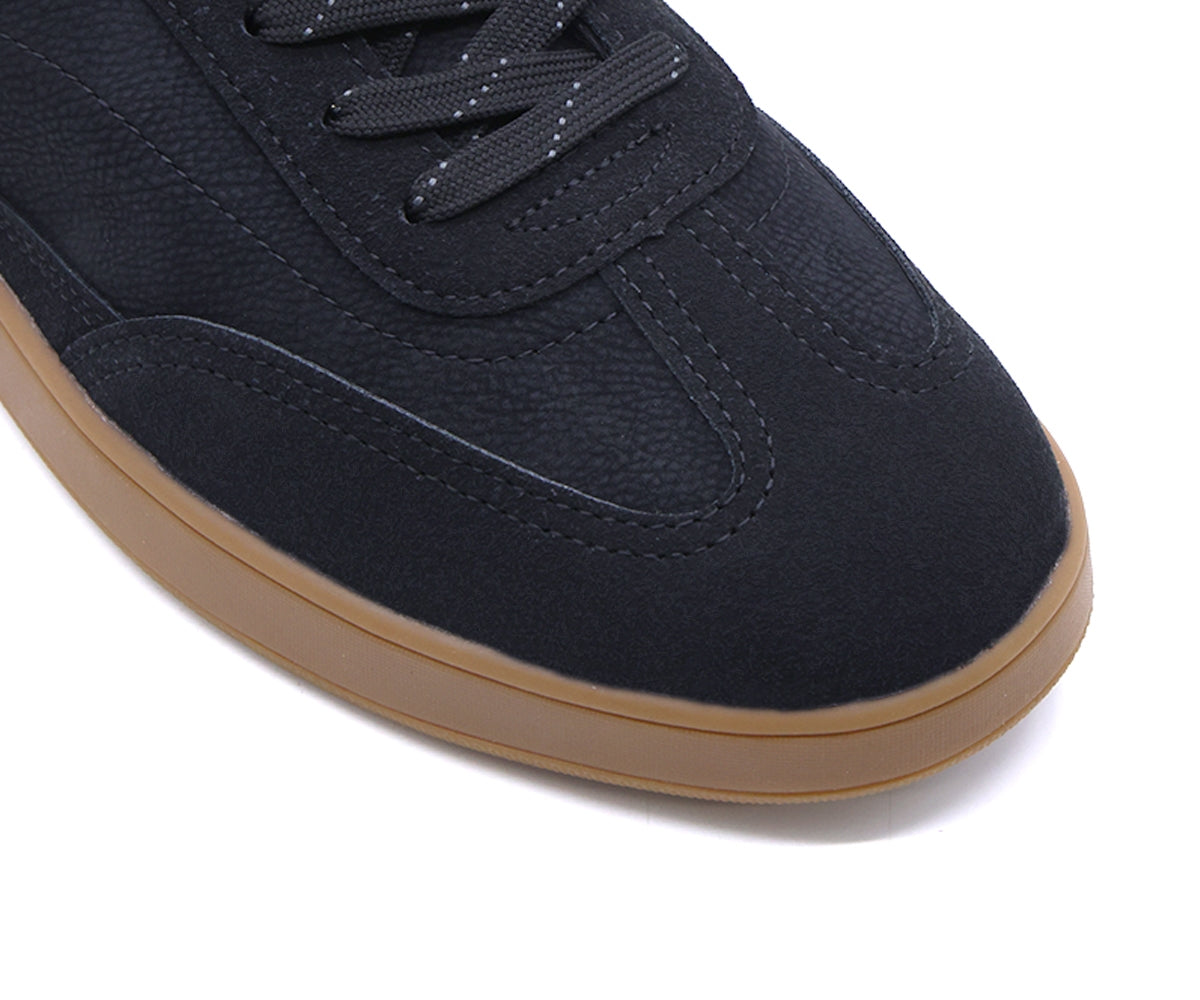 black gum sneakers