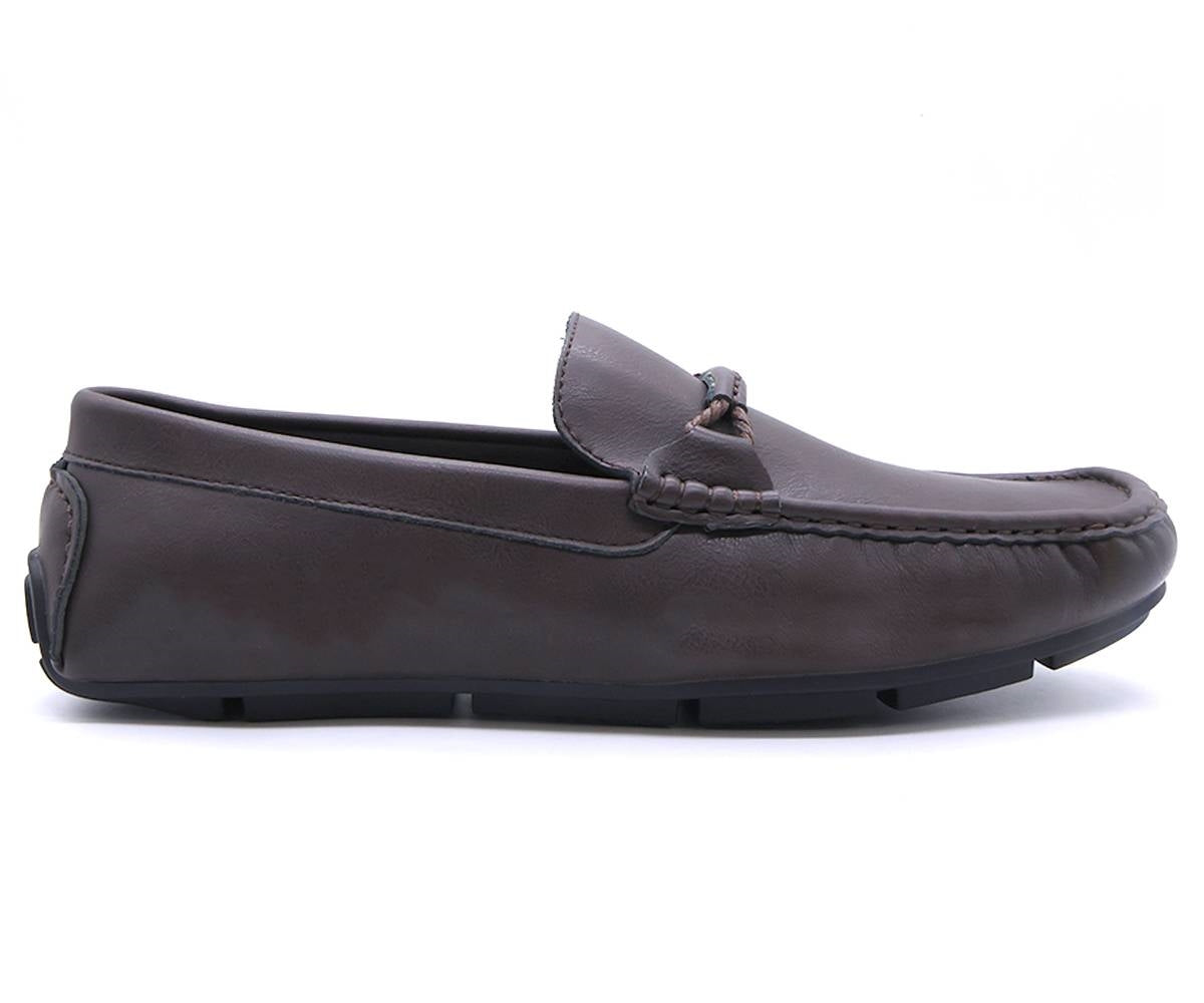 brown soft-flex loafers