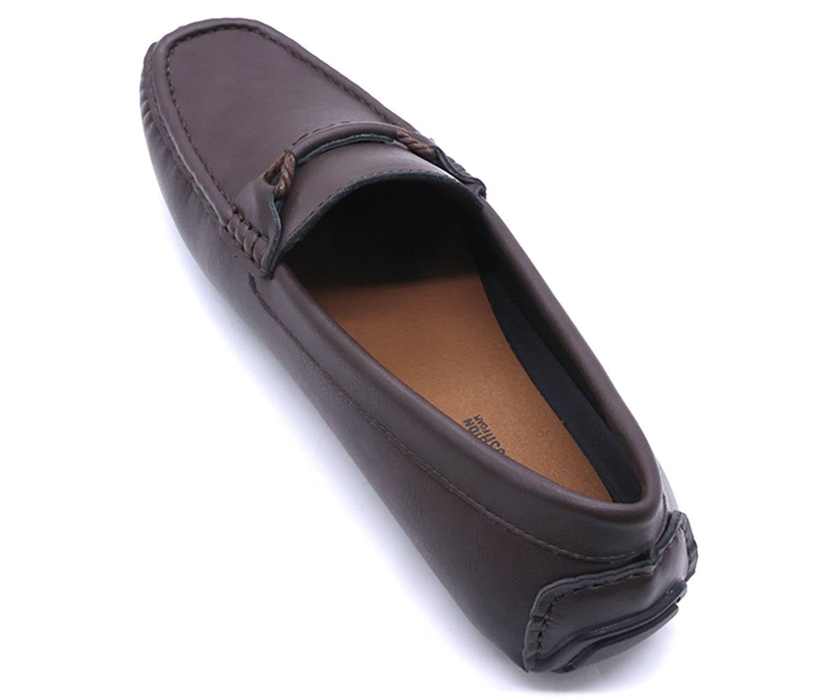 brown soft-flex loafers