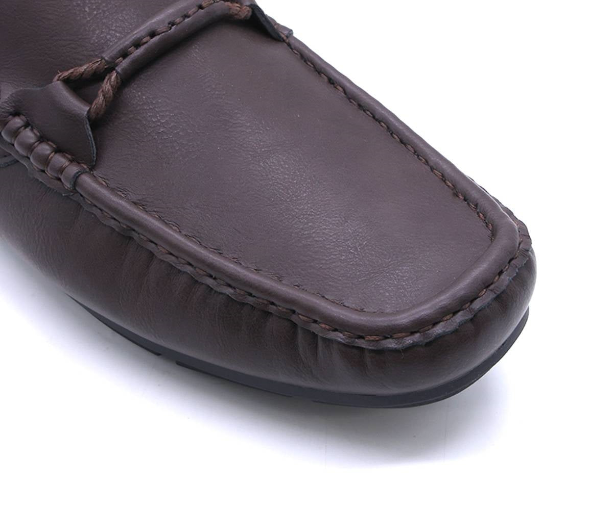 brown soft-flex loafers