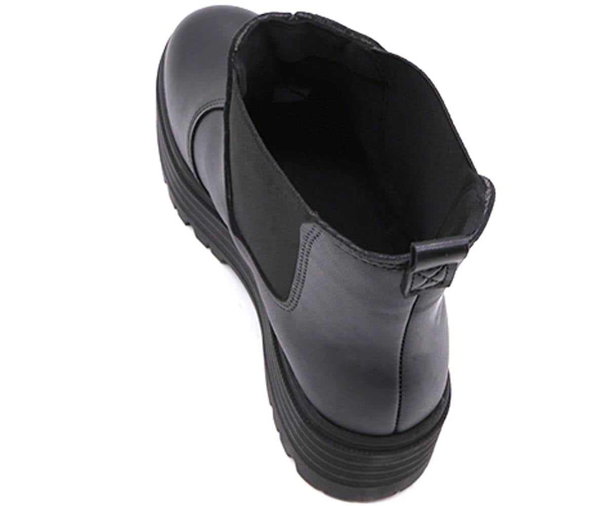 br black chunky chelsea boot