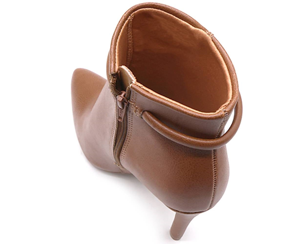 br high camel gold bar booties