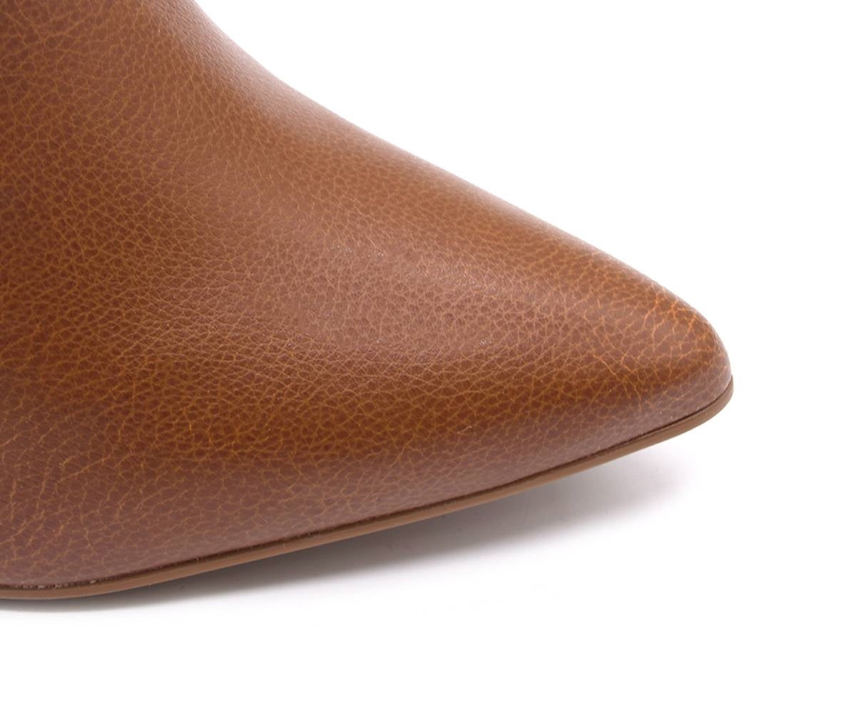 br high camel gold bar booties