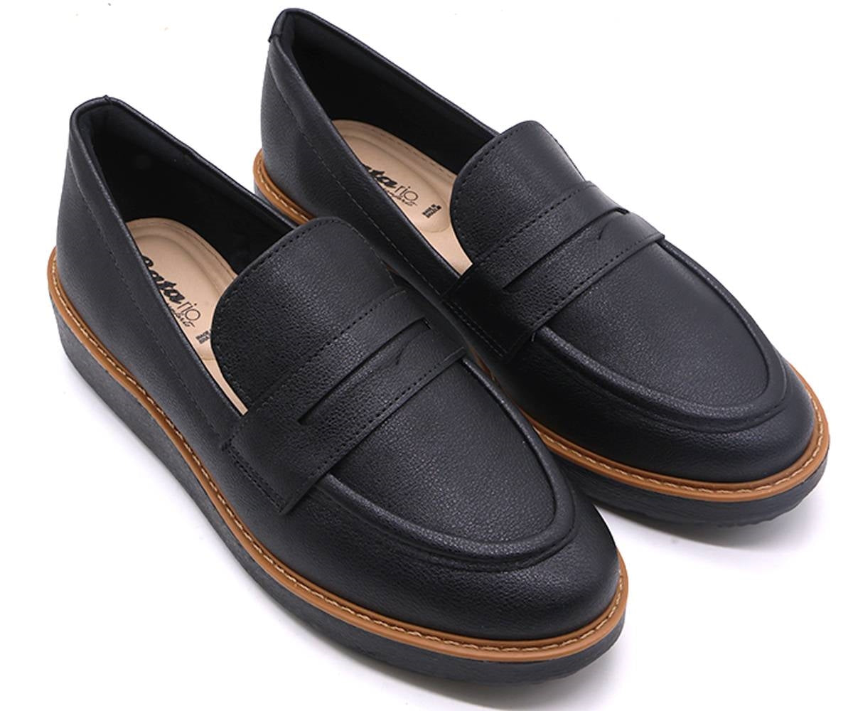 br extralight black penny loafer