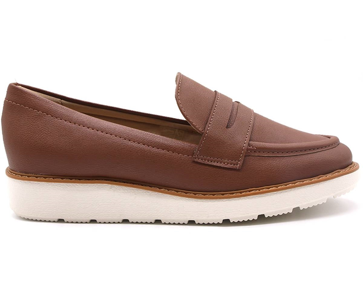 br extralight l. brown penny loafer