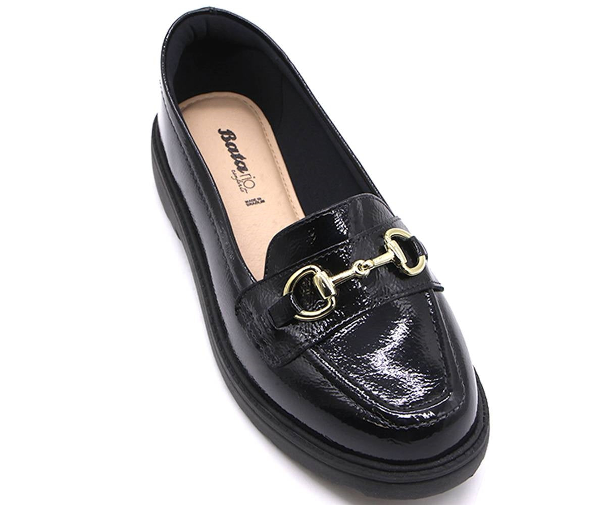 br comfy black horsebit loafer