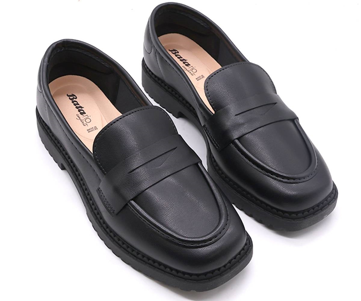 br black penny loafer