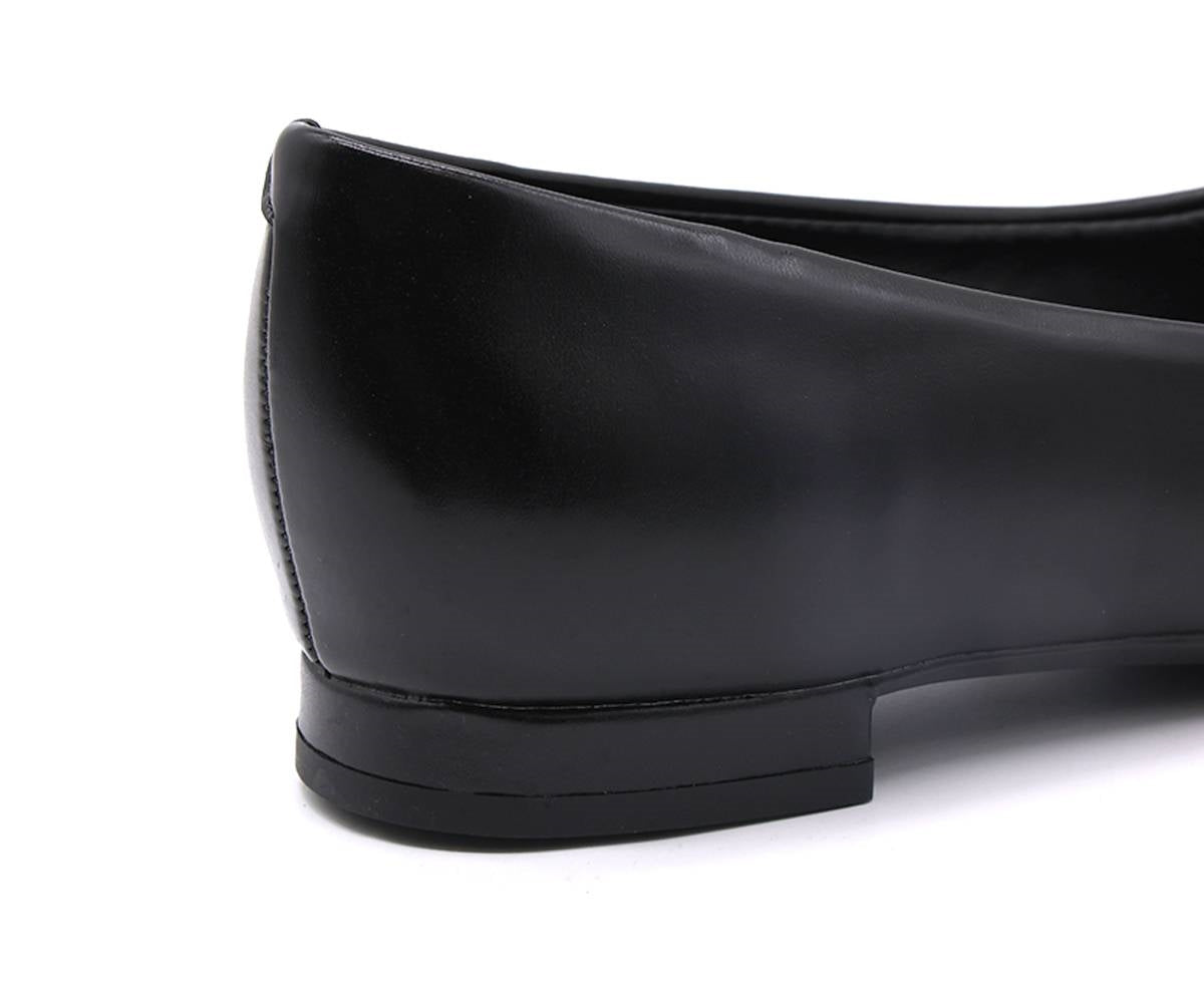 br black pointy classic ballerina
