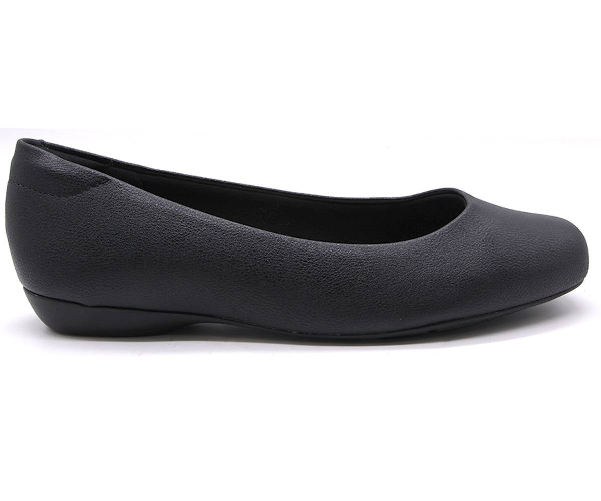 br black soft-step comfort flats