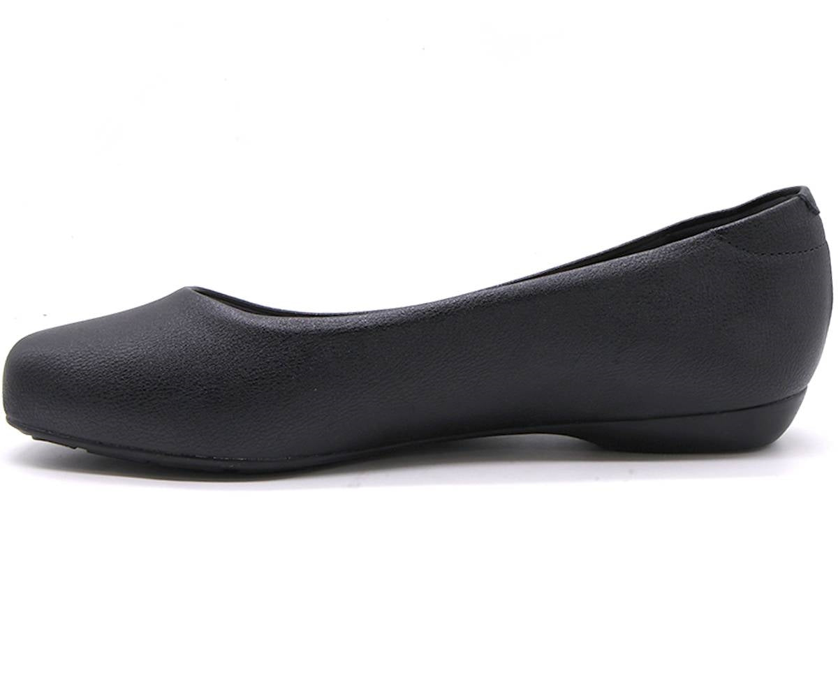 br black soft-step comfort flats