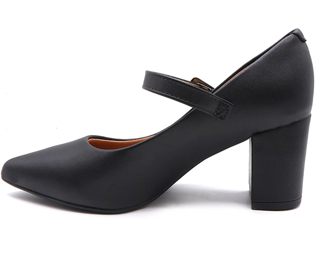 br black block heel maryjanes
