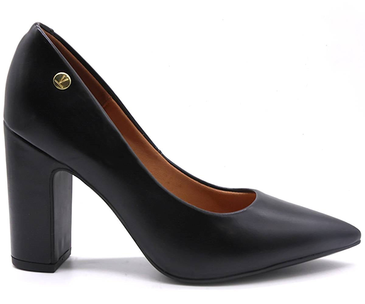 br black block heel pumps