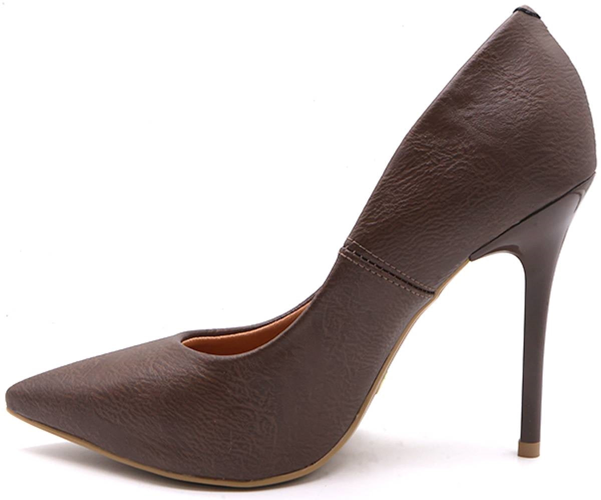br cracked brown high stilettos