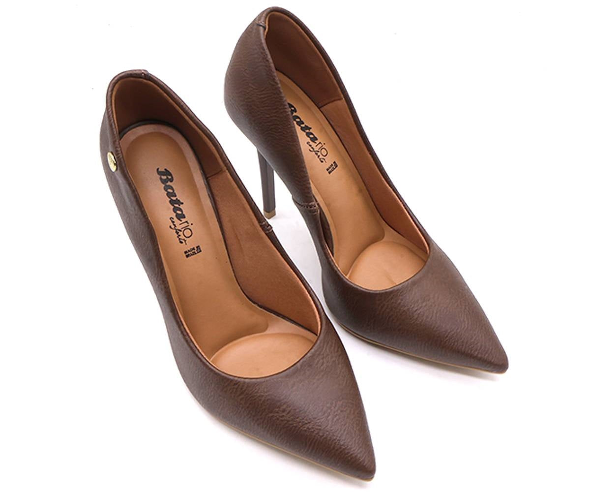 br cracked brown high stilettos