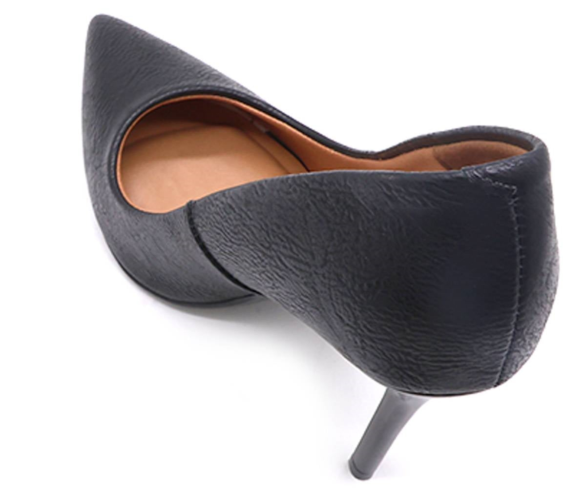 br cracked black high stilettos