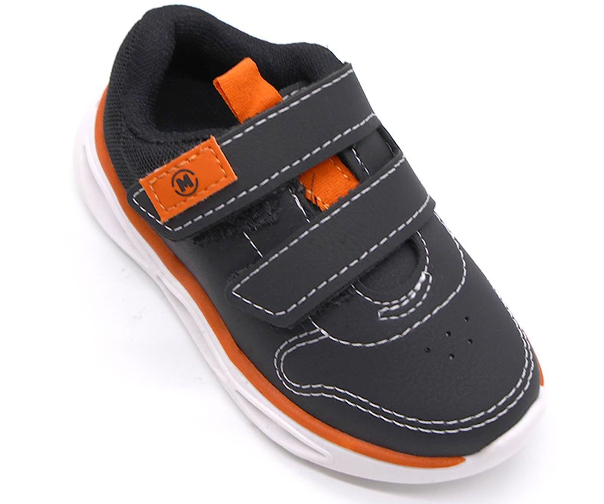 br fun-lights black velcro sneaker