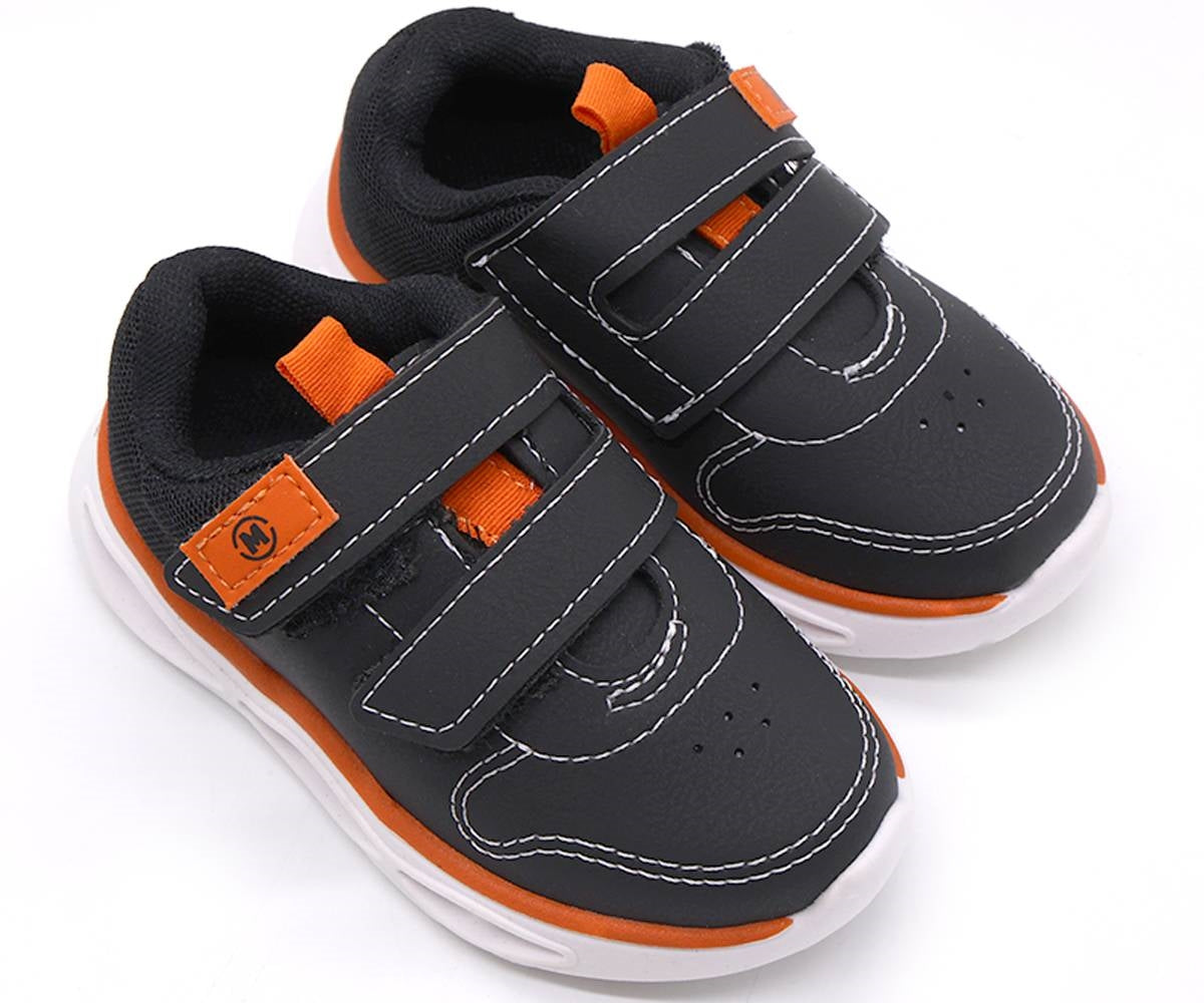br fun-lights black velcro sneaker