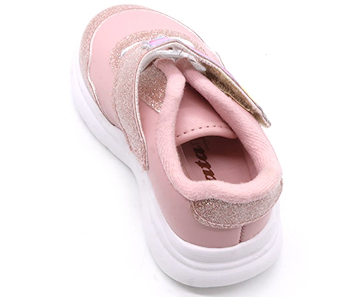 br pink rainbow glittery sneakers