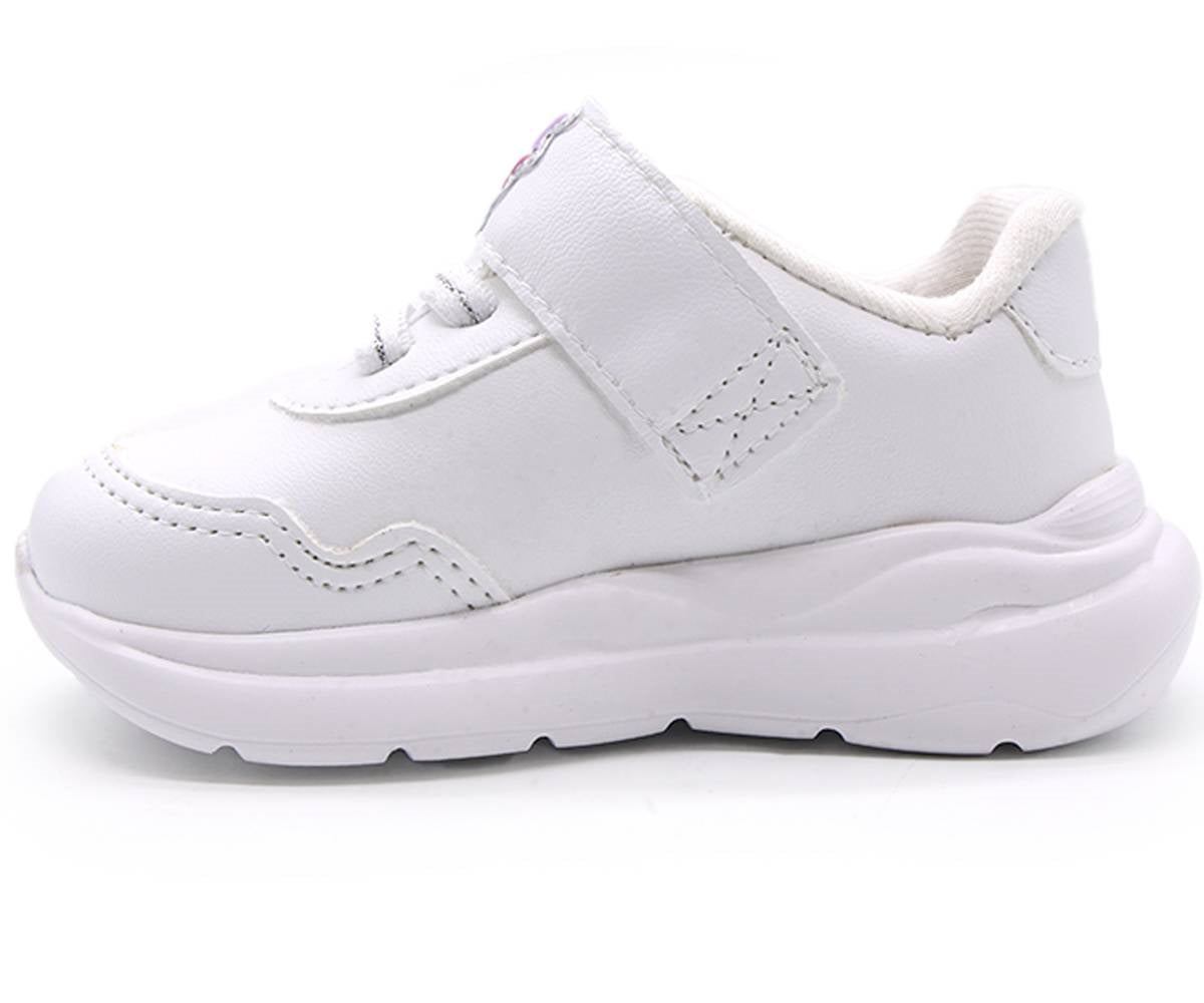 br white rainbow glittery sneakers