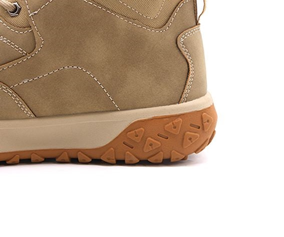 beige trail-grip boot