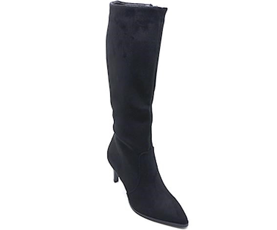 black high stiletto boot
