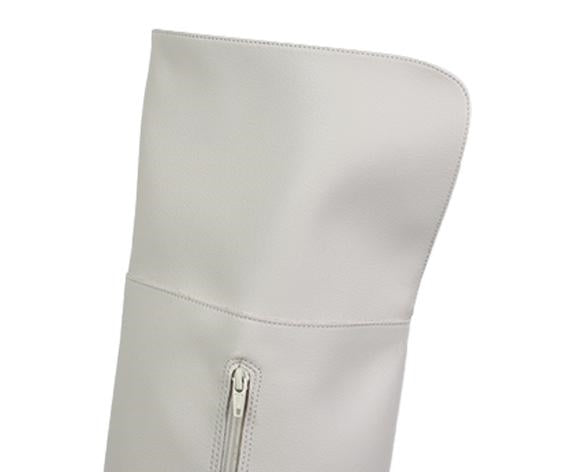 br white over the knee boots