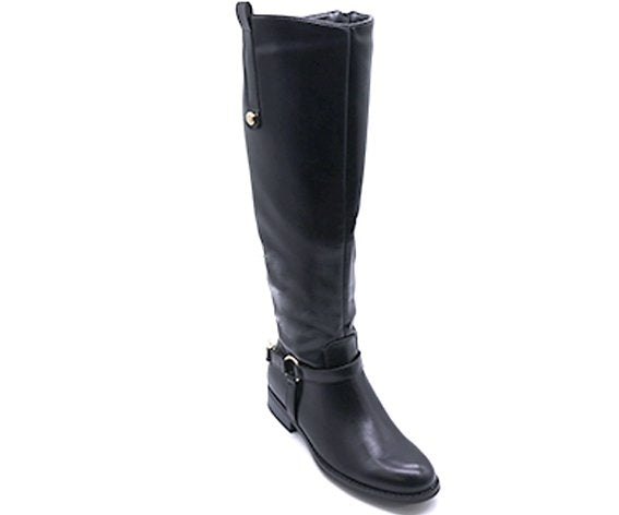 black horsebit riding boot
