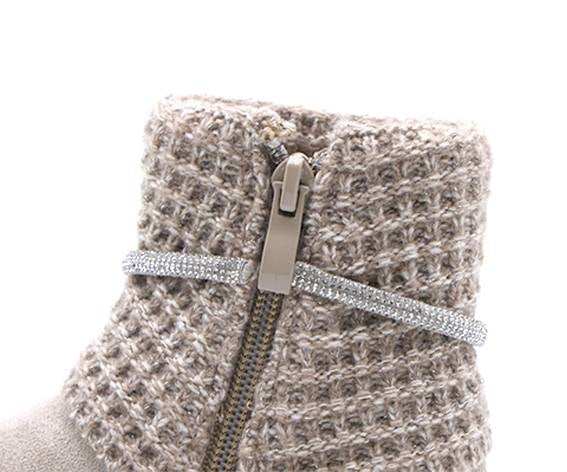 grey butterfly sparkle boots