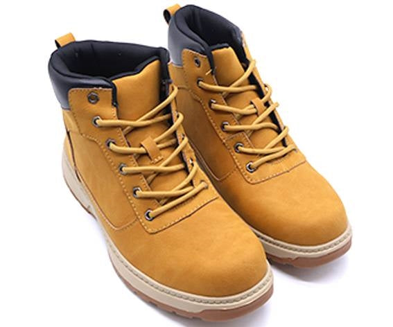 yellow nubuck ranger boot