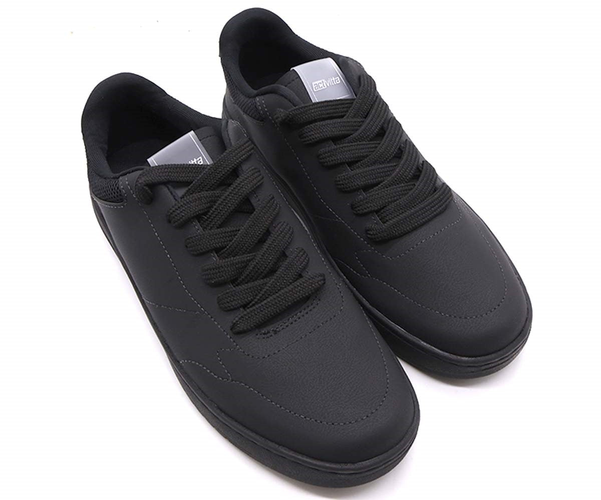 actvitta all black trainers