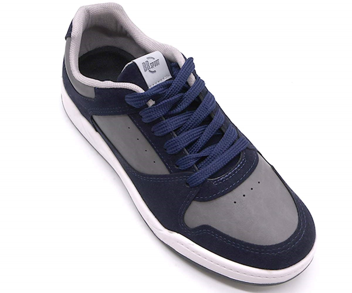 br sport navy/grey trainers