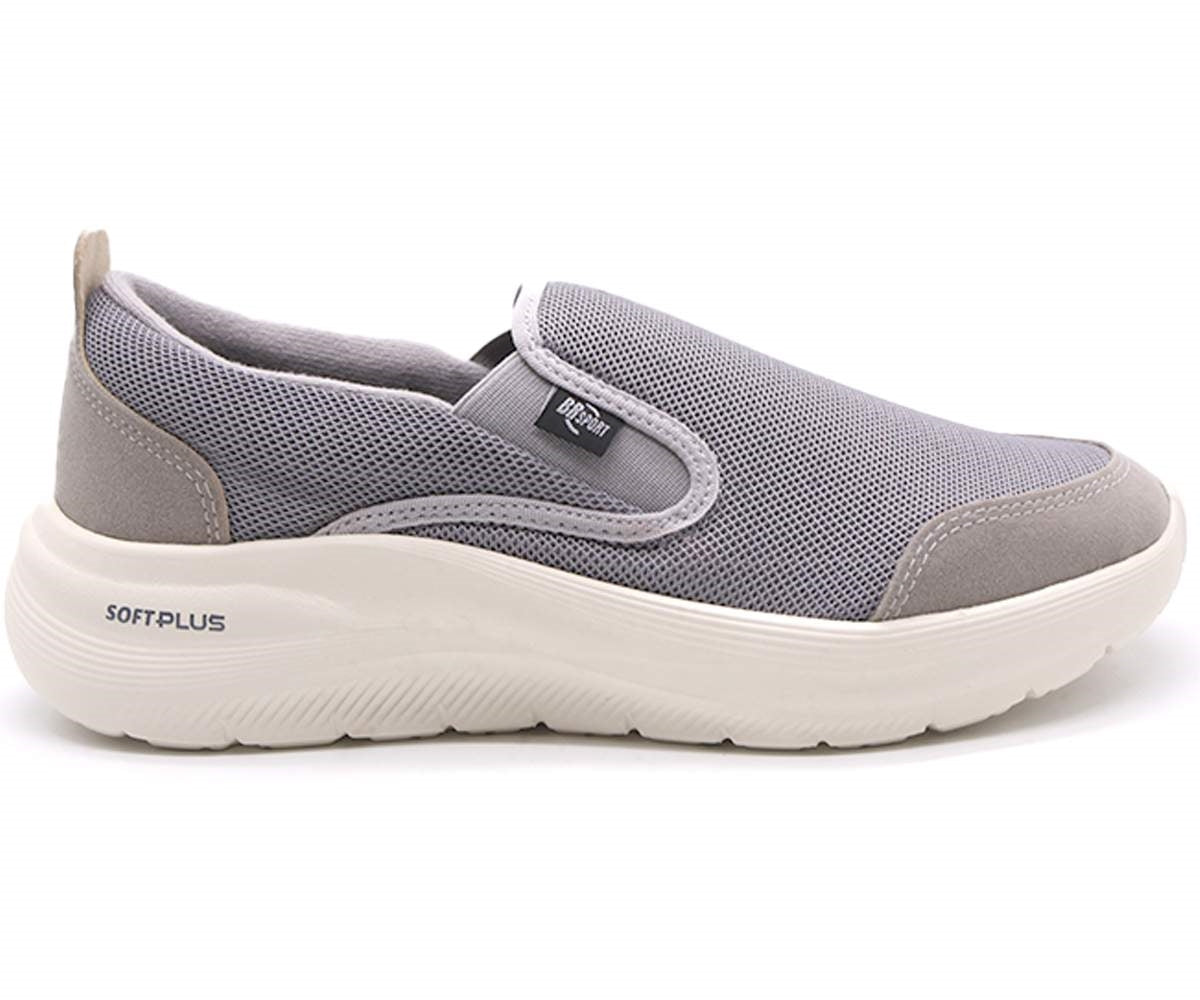 br soft plus grey slip-ons