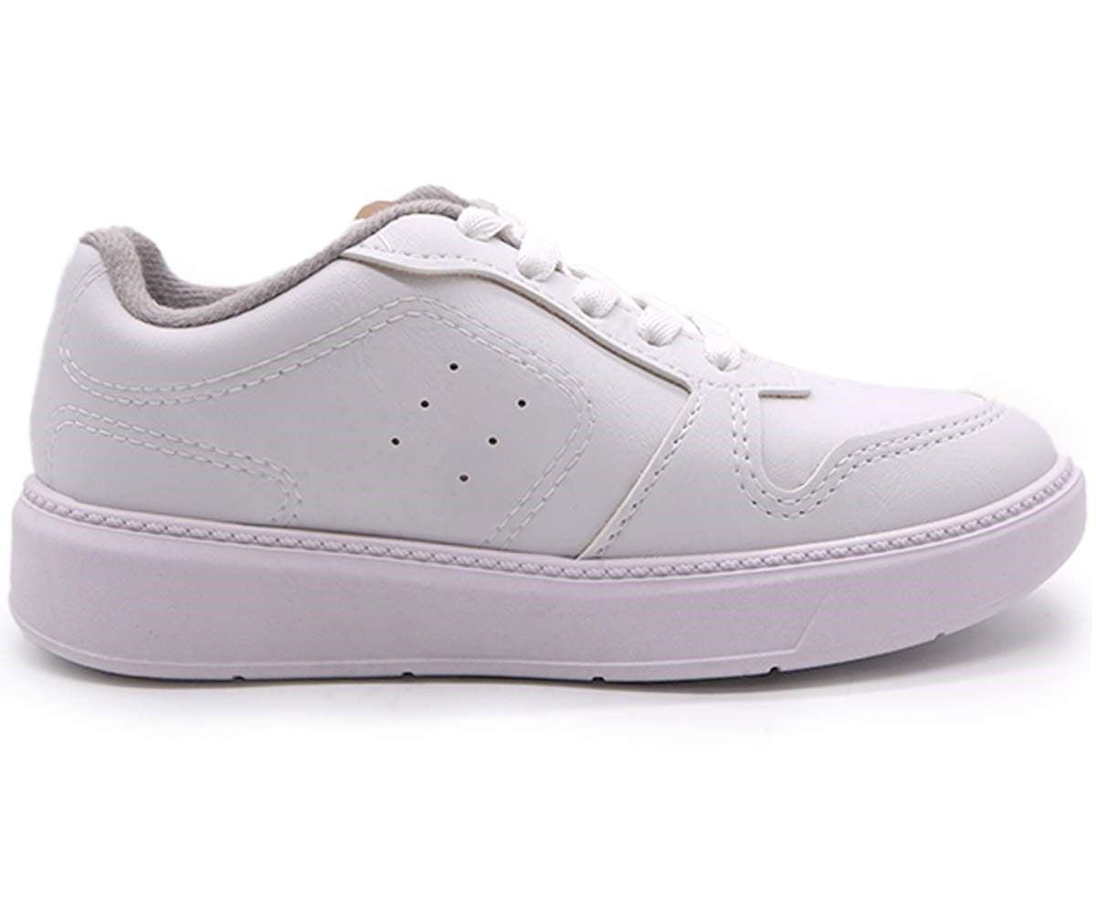 br all white sneakers
