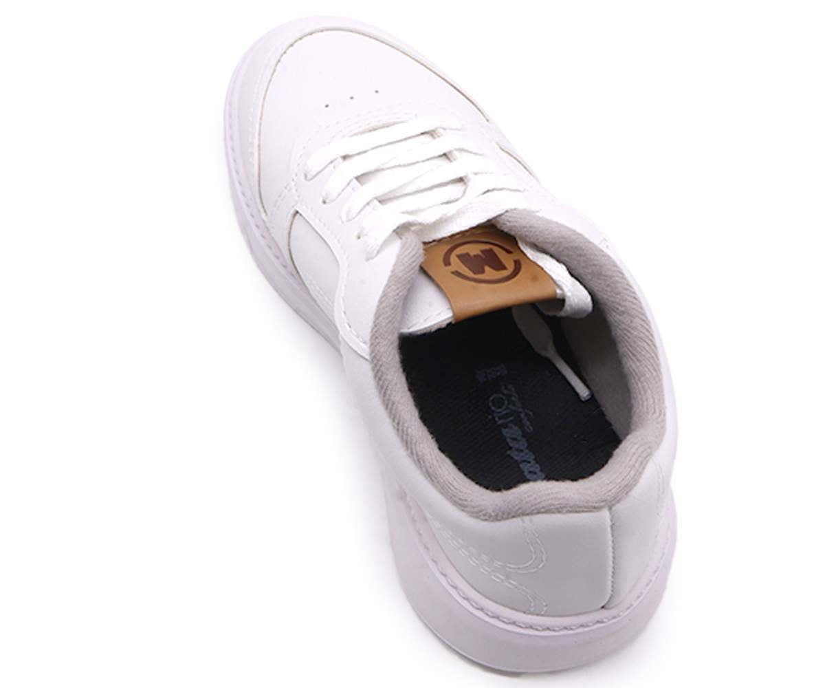br all white sneakers