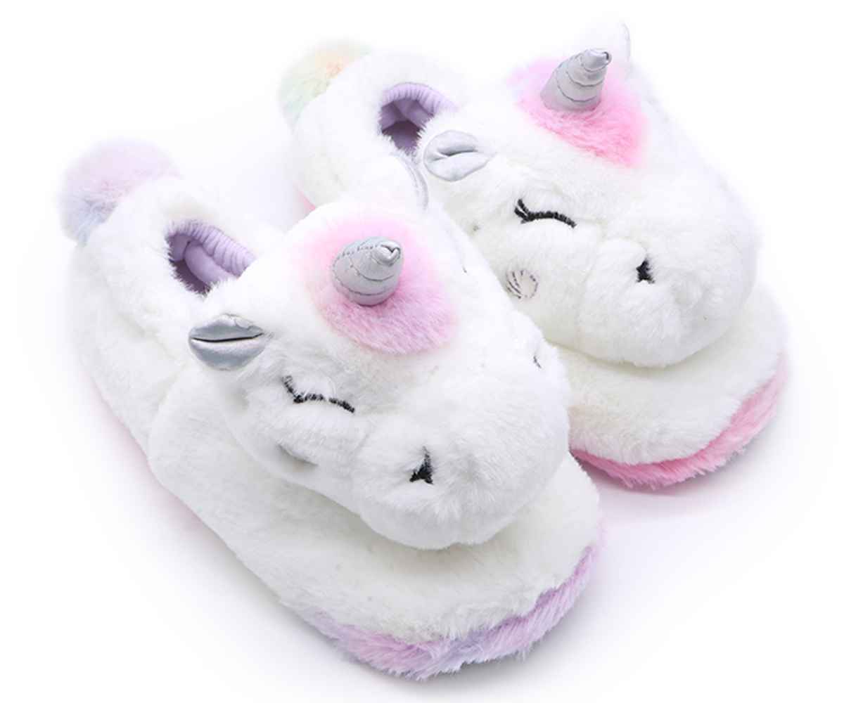 White Unicorn Slipper