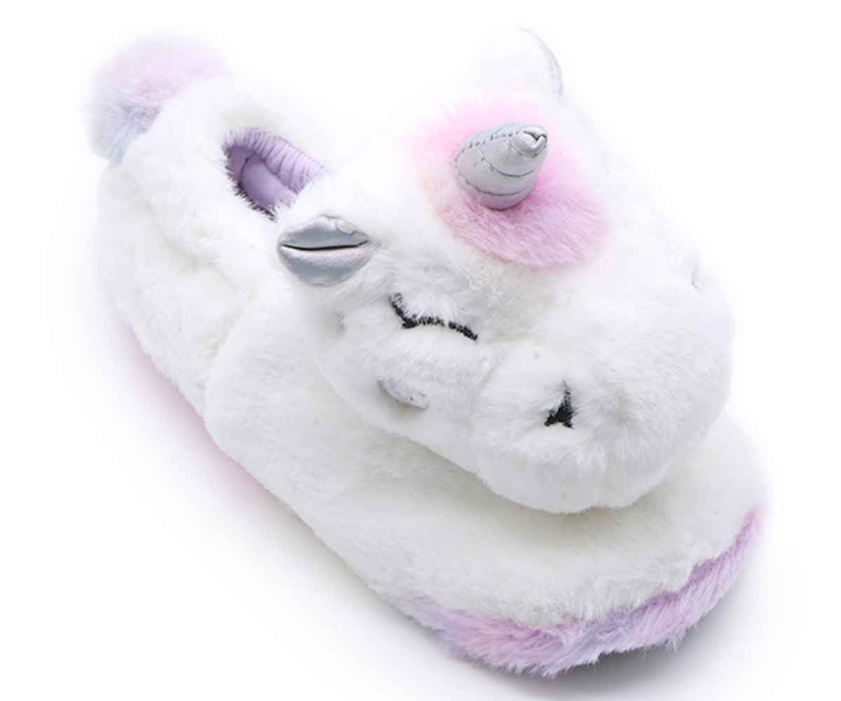 White Unicorn Slipper