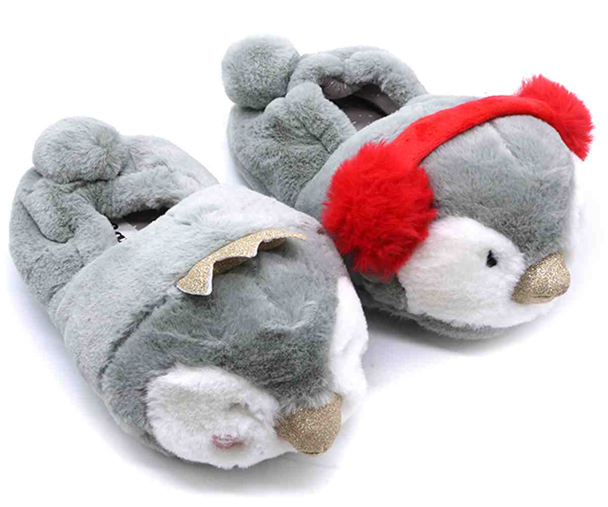 Fluffy Penguin Slipper