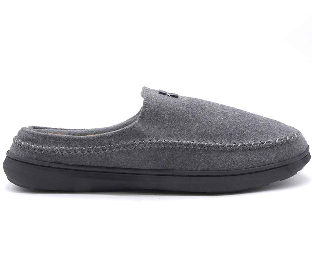 Grey Fleece Slipper