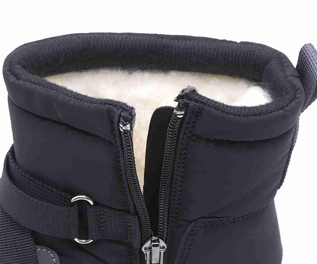 Black Snow Boots