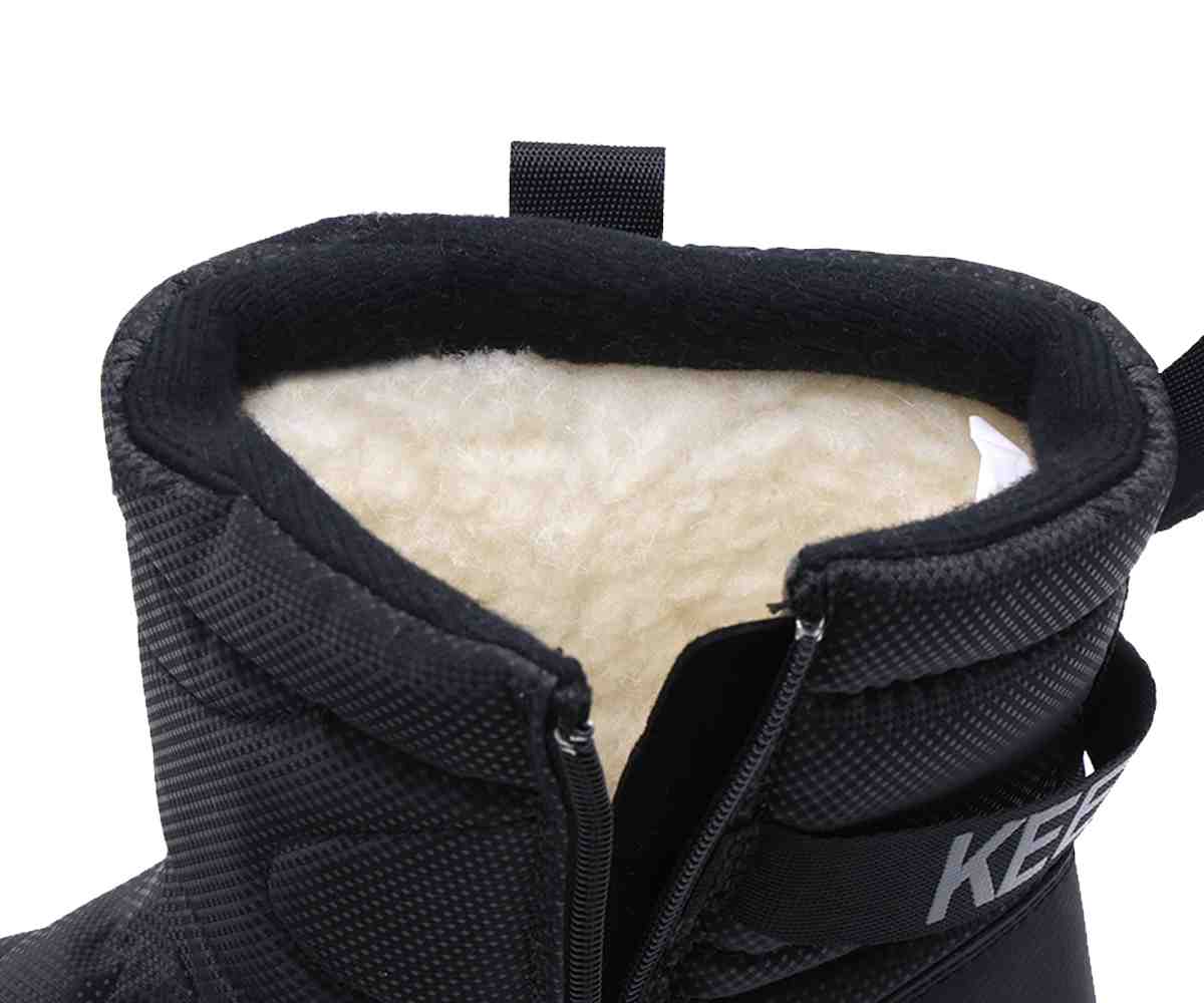 Black Warm Snow Boots