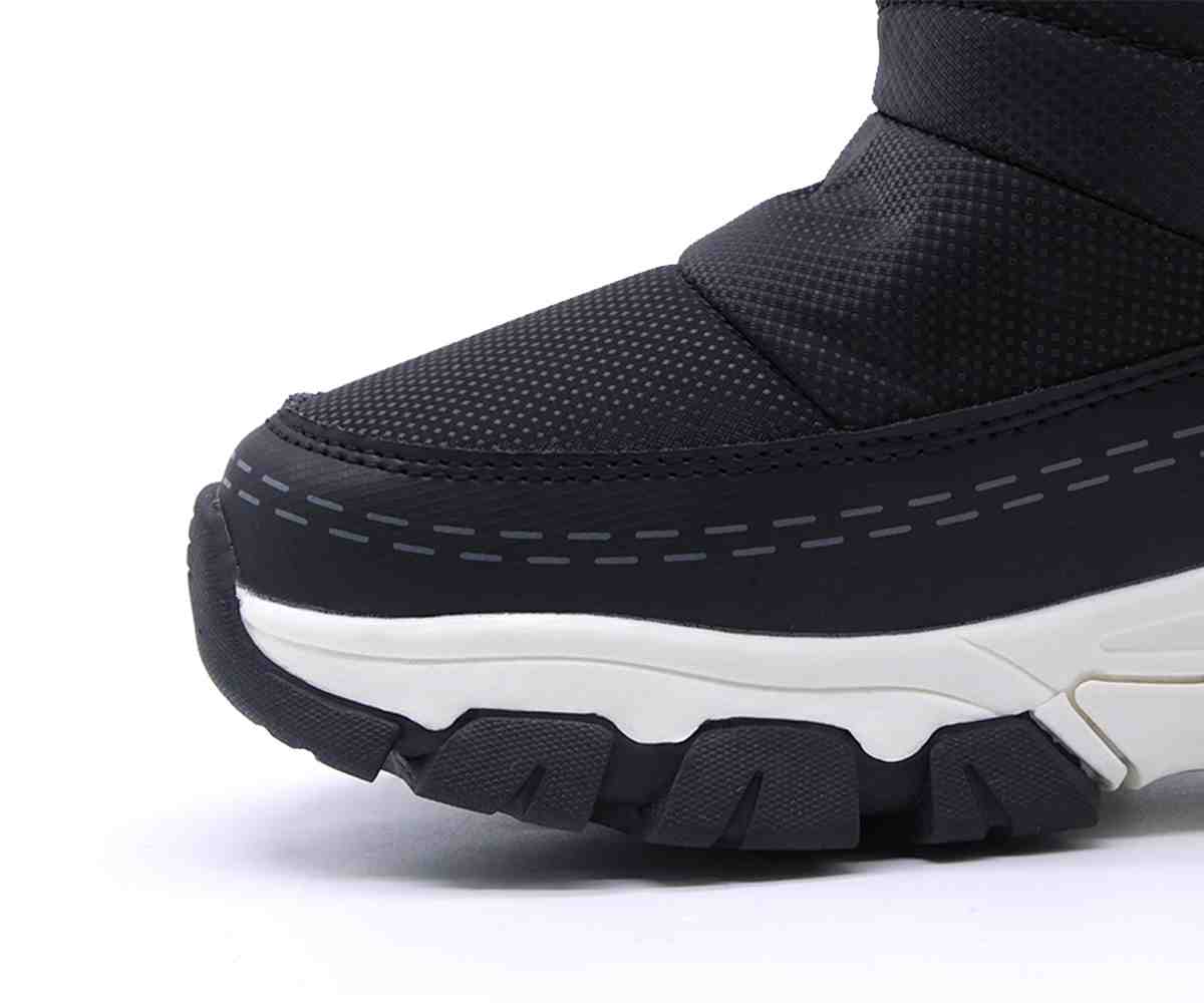 Black Warm Snow Boots
