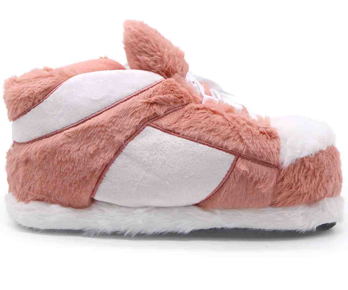 Big Pink/White Sneaker Slippers