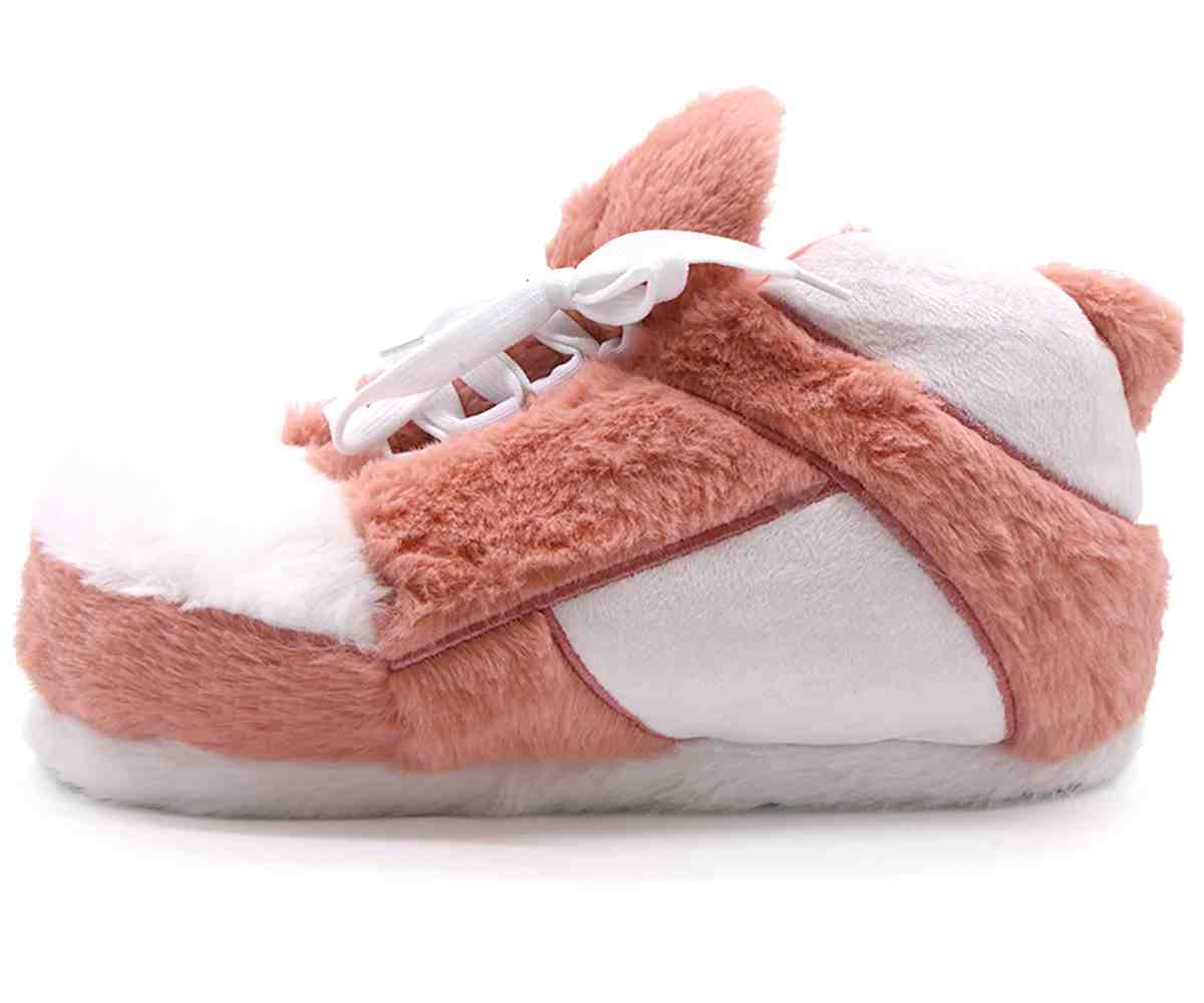 Big Pink/White Sneaker Slippers
