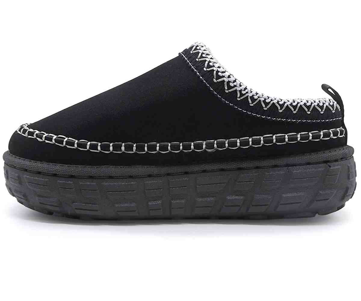 Black Easy Rise Mule