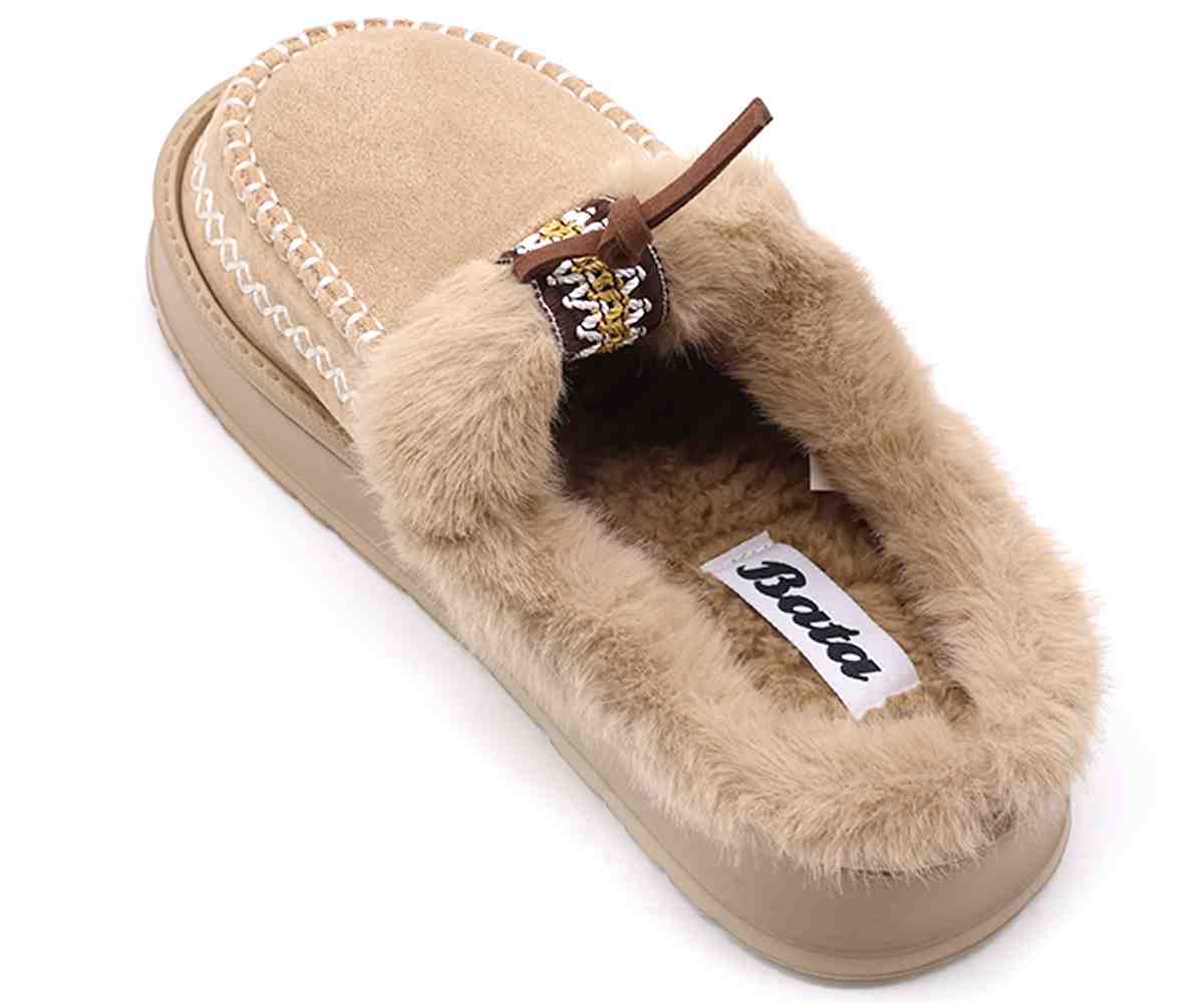 Beige Heritage Slipper