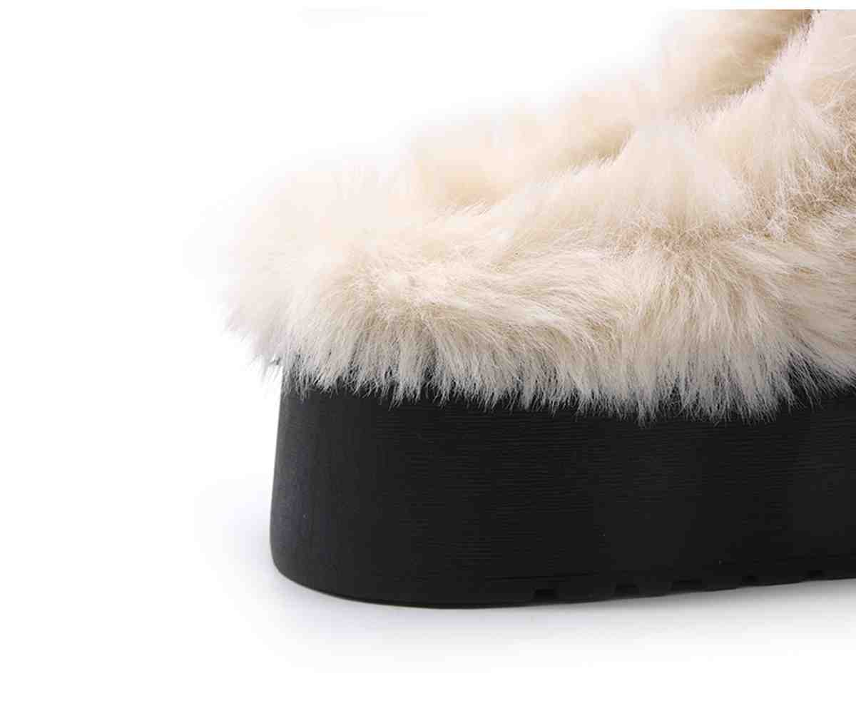 Sparkly Black Platform Slipper