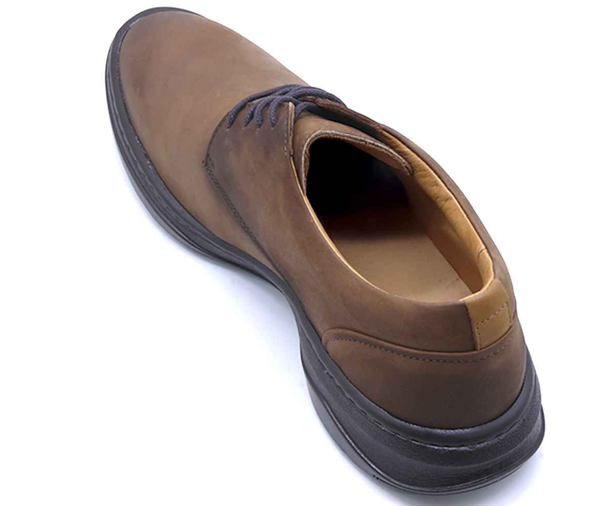 B Premium Brown Derby Lace-Ups