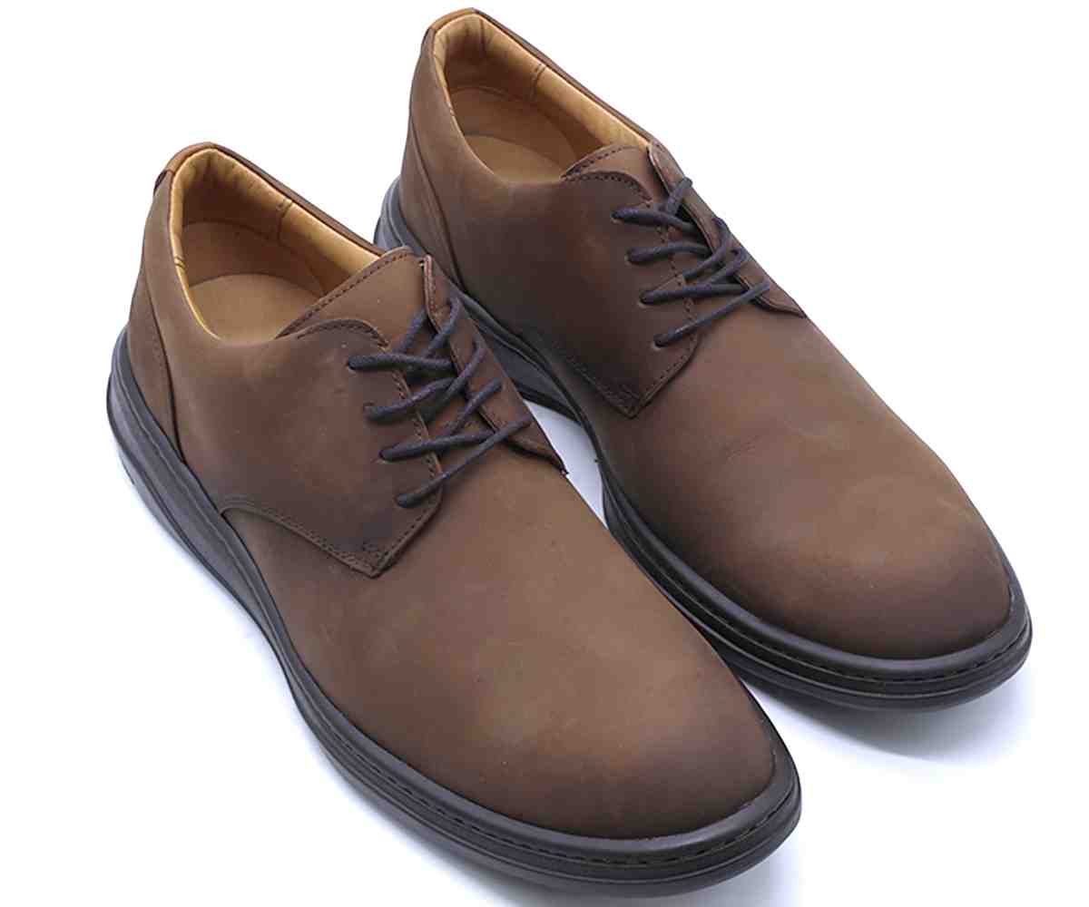B Premium Brown Derby Lace-Ups