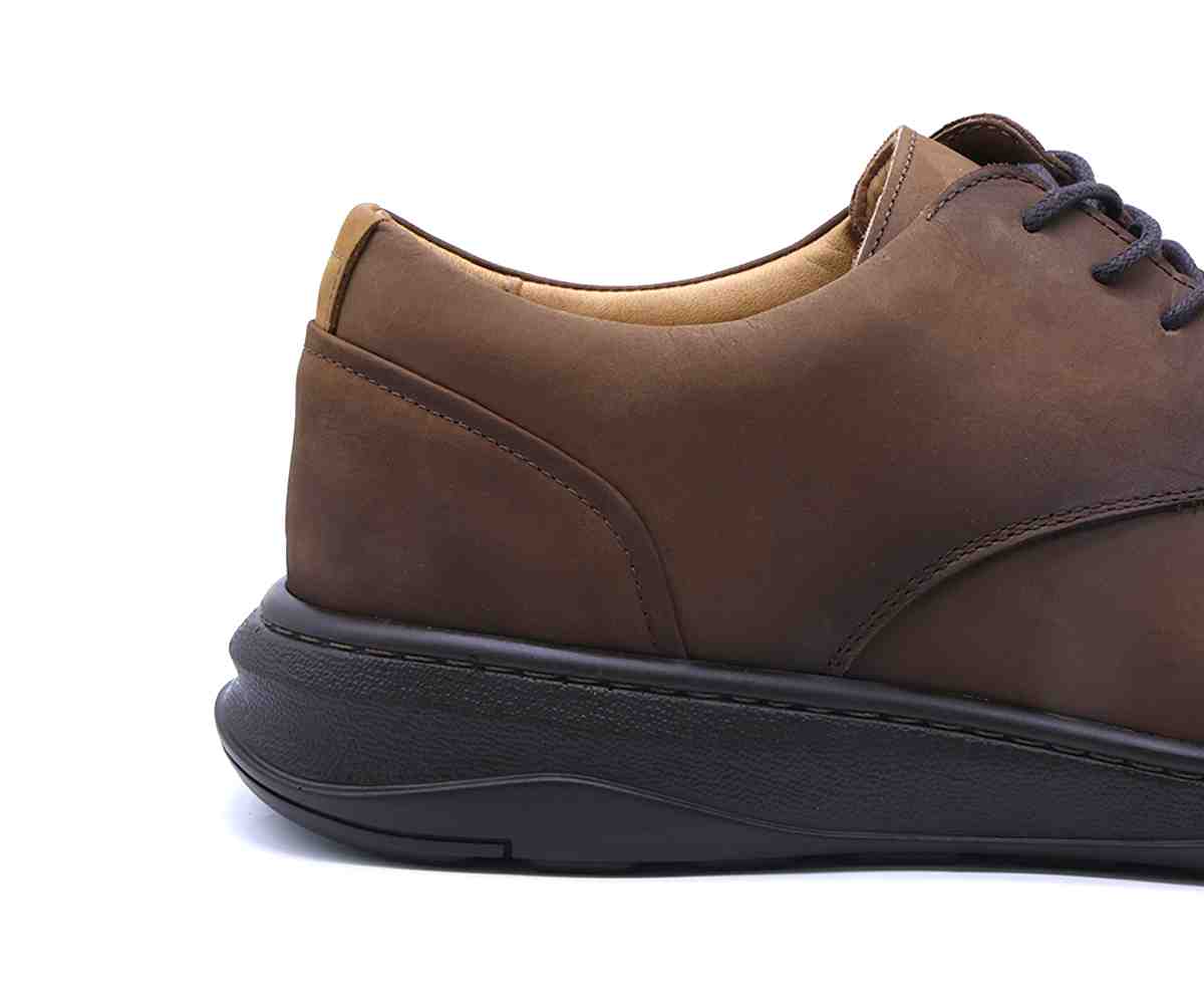 B Premium Brown Derby Lace-Ups