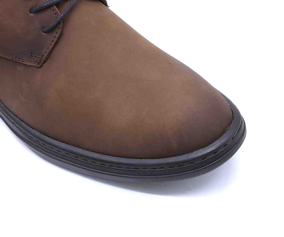 B Premium Brown Derby Lace-Ups